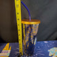 NEW 2022 Walt Disney World Parks 50th Anniversary Gold Castle Blue Tumbler Straw