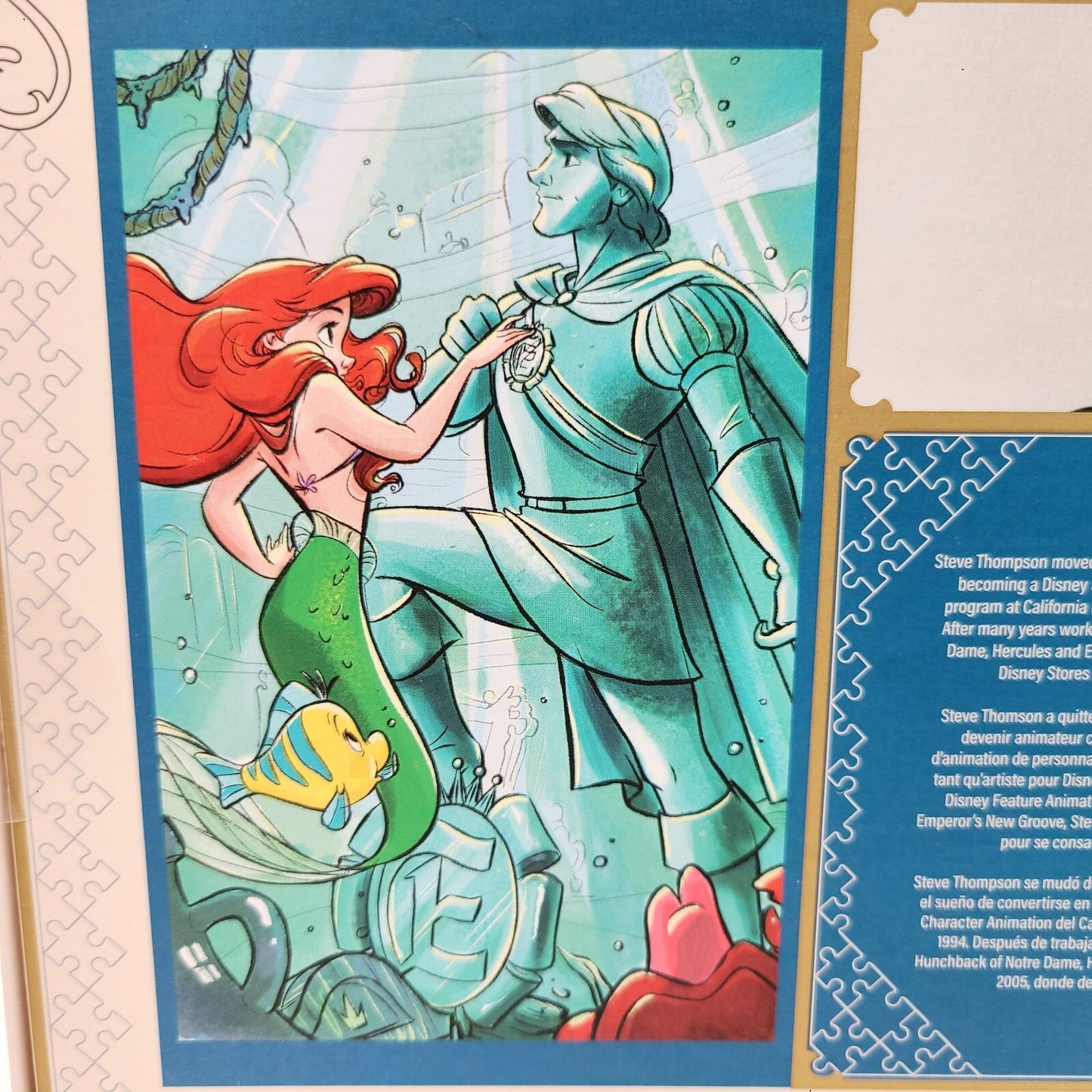 2024 Disney Parks Signature Little Mermaid 35th Thompson 1000 Pc Puzzle New