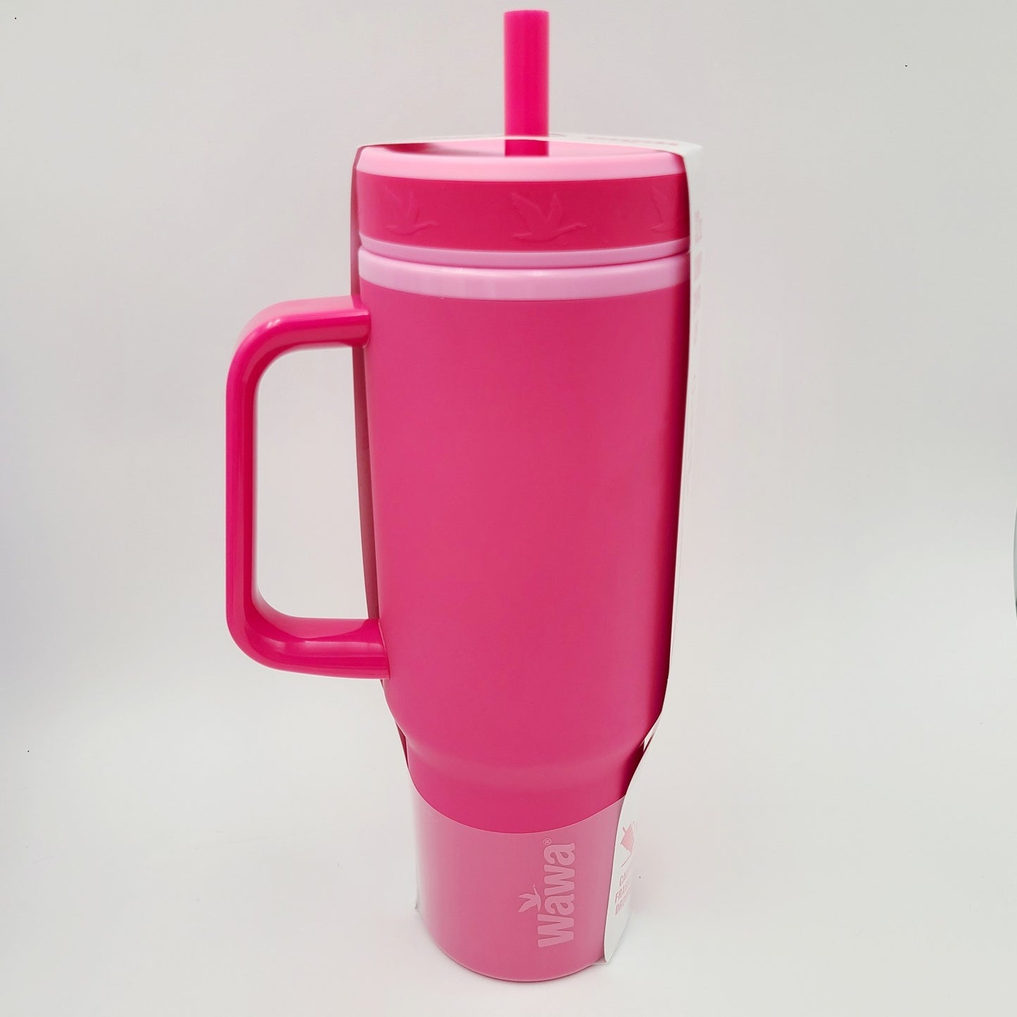 *Set of 4* Wawa Tumbler Mug w/Handle 32 Oz ICED BEVERAGE Teal Pink Purple Yellow
