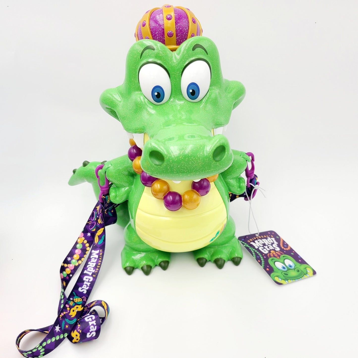 *Popcorn Bucket* Universal Studios Mardi Gras 2025 King Gator Light Up Orlando