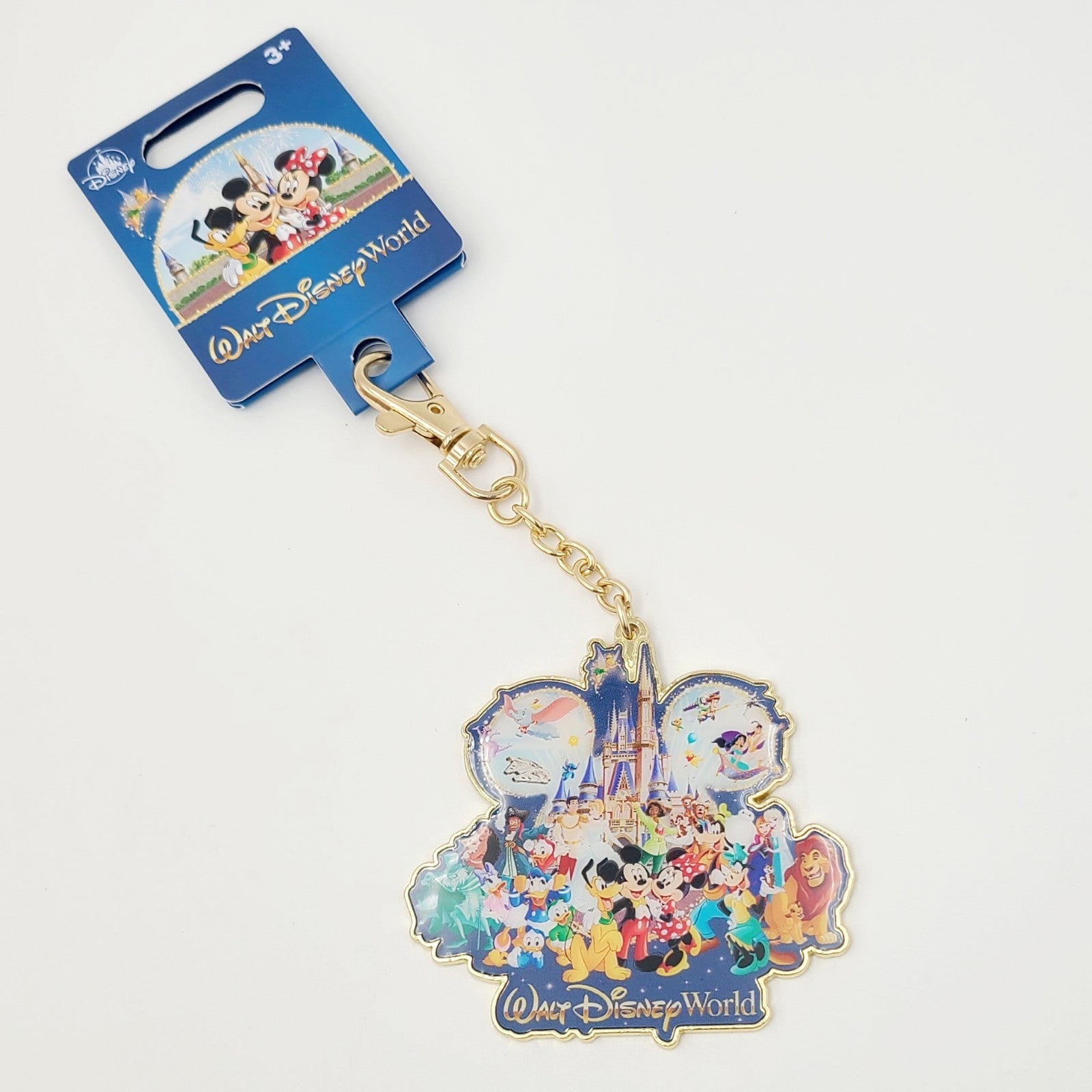 Walt Disney World Parks 2026 WDW Storybook Castle Collection Keychain Mickey NEW