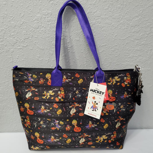 2021 Disney Parks Harveys Halloween Mickey Tote Bag Pumpkin Castle Seat Belt WDW