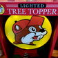 2026 Buc-ee's Light-Up Christmas Tree Topper Lighted Bucees Beaver Logo NEW