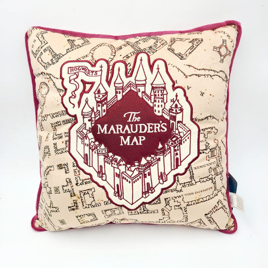 NEW Universal Studios Wizarding World Harry Potter Marauders Map Throw Pillow