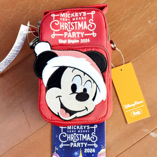 2024 Disney Park Mickey’s Very Merry Christmas Party Lug Bag & Map Magic Kingdom