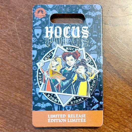 2022 Disney Parks Hocus Pocus Amuck Sanderson Sisters Halloween LR Spinner Pin