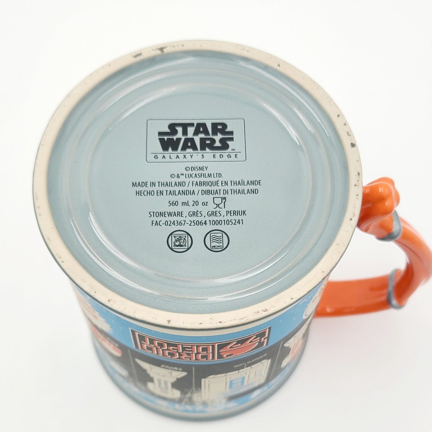 2025 Disney Parks Star Wars Galaxy Edge Droid Depot R2D2 R Series Coffee Mug New