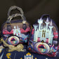 NEW Disney Loungefly Cinderella Castle Crossbody Bag Purse & Mini Backpack Set 