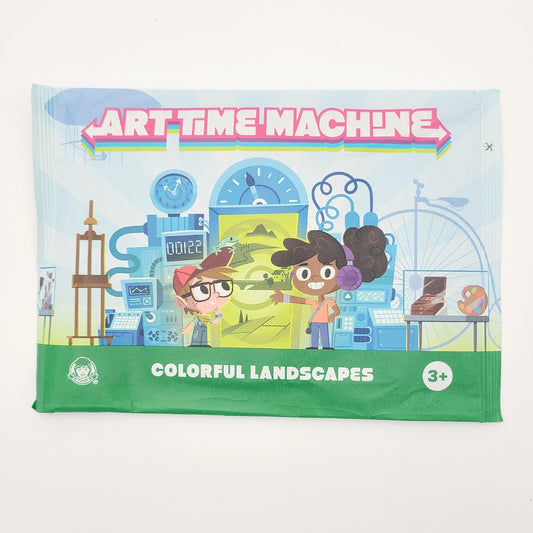 Wendy’s Kid’s Meal Art Time Machine “Colorful Landscapes” Green NEW