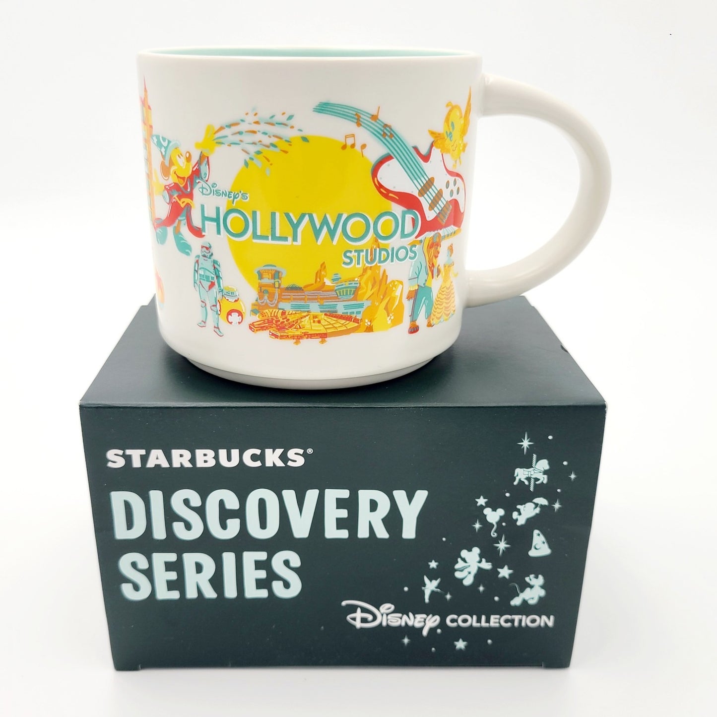 *14 oz Mug SET* Disney Parks Starbucks Discovery Series Epcot Magic HS Animal