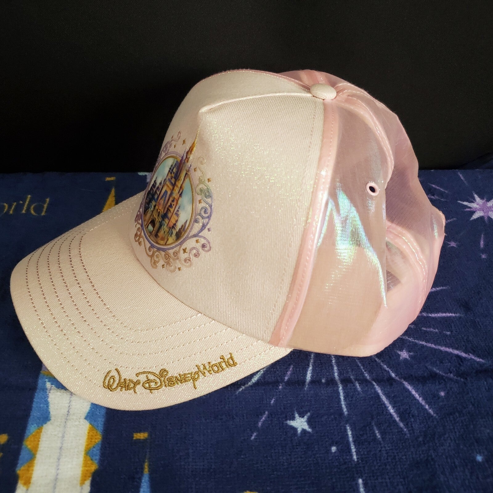 2021 Walt Disney World 50th Anniversary Castle Collection Pink Adult Hat New