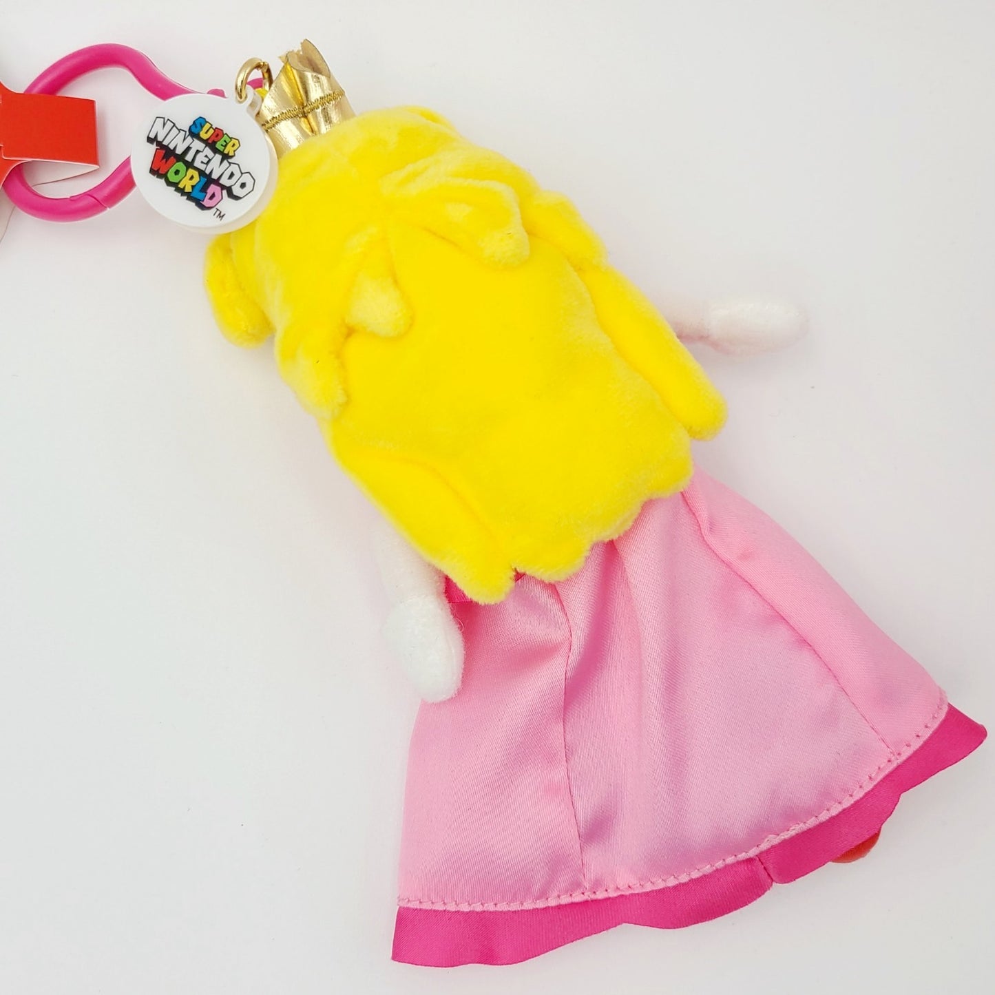 Princess Peach Plush Keychain Universal EPIC Universe Super Nintendo World NEW