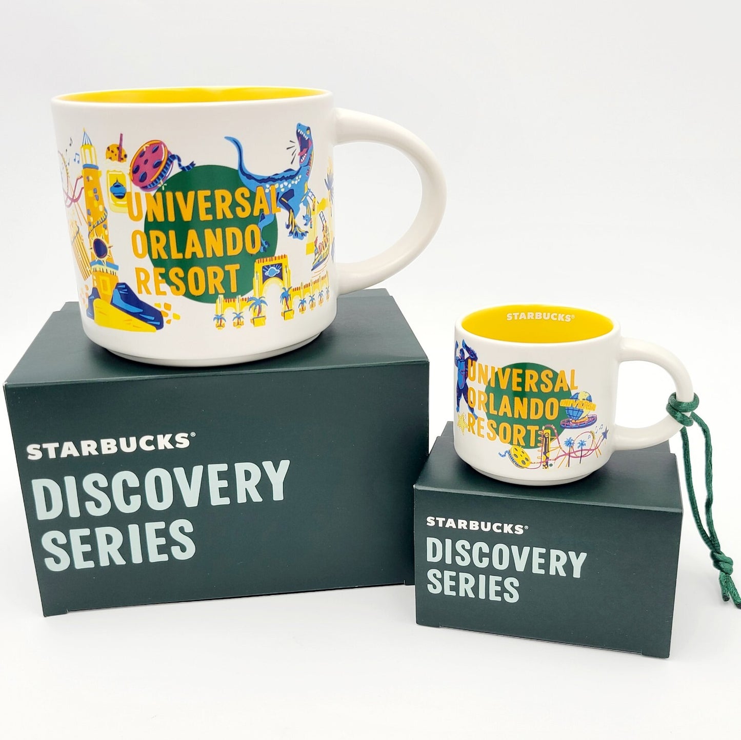 Universal Studio Orlando Starbucks Discovery Series Ceramic Coffee Mug Ornament