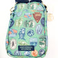 NEW Universal Studios Jurassic World Park Crossbody AOP Dinosaur Observation Bag