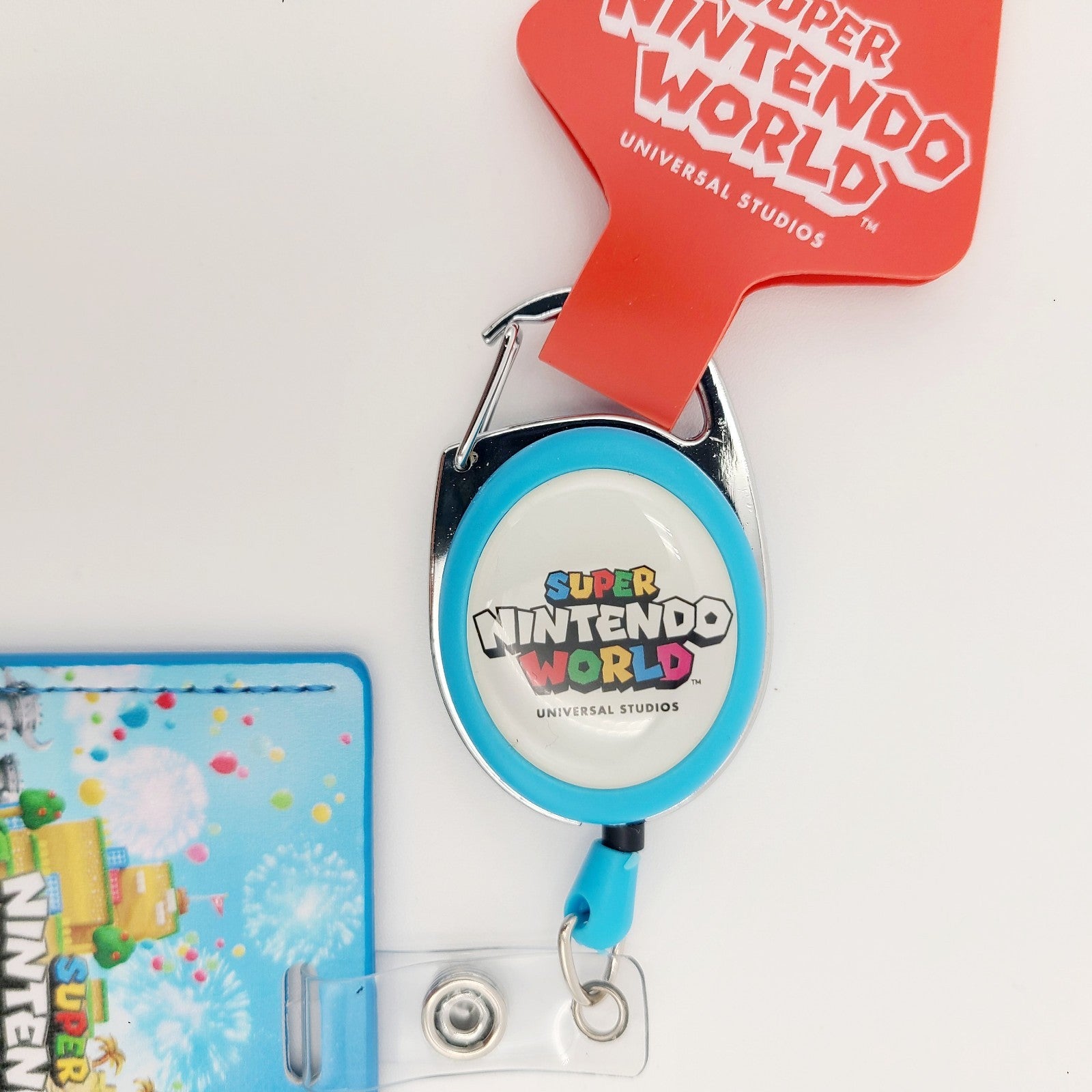 Universal Studios Hollywood Super Nintendo World ID Badge Holder Original EPIC