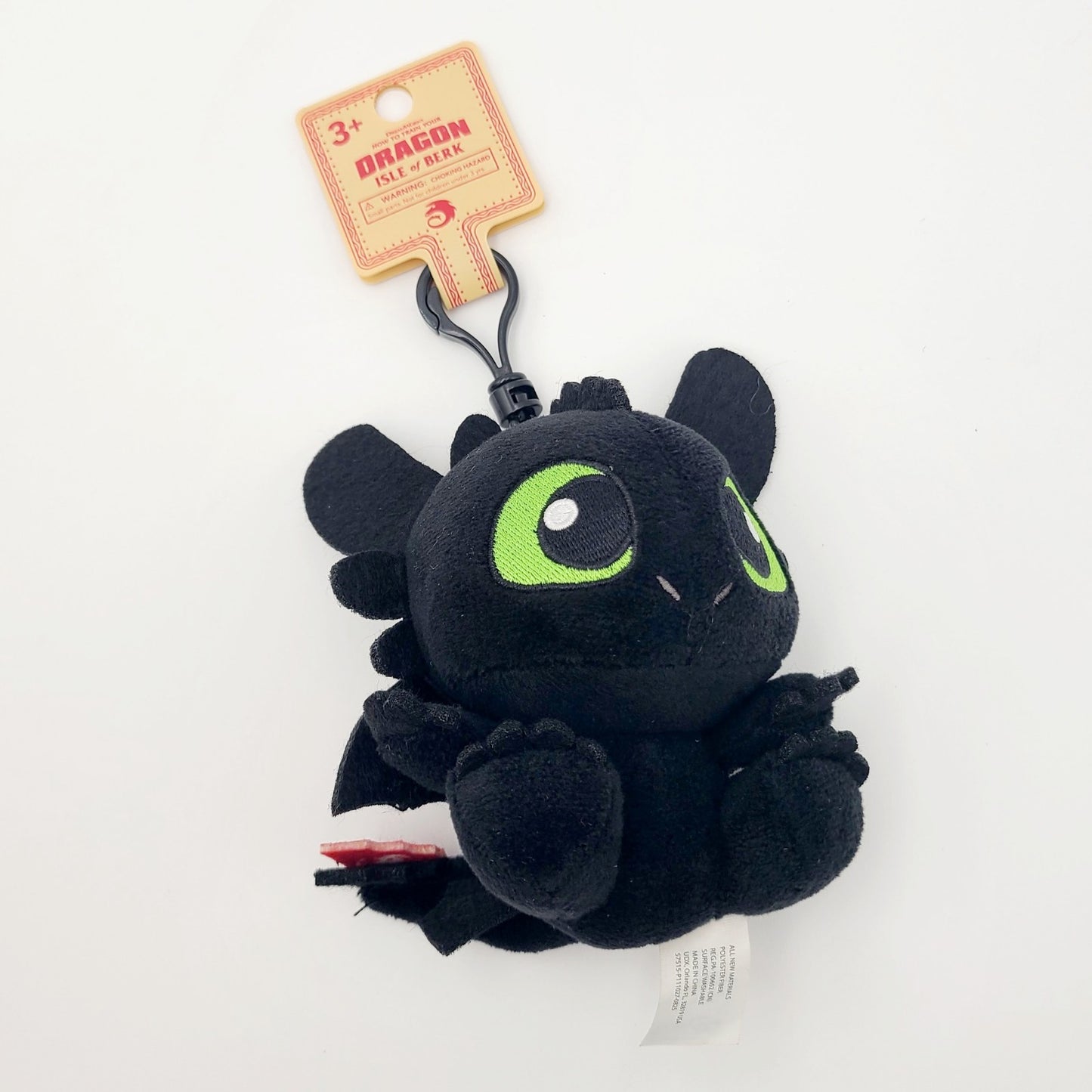Universal Studio EPIC Universe How To Train Your Dragon Toothless Plush Keychain
