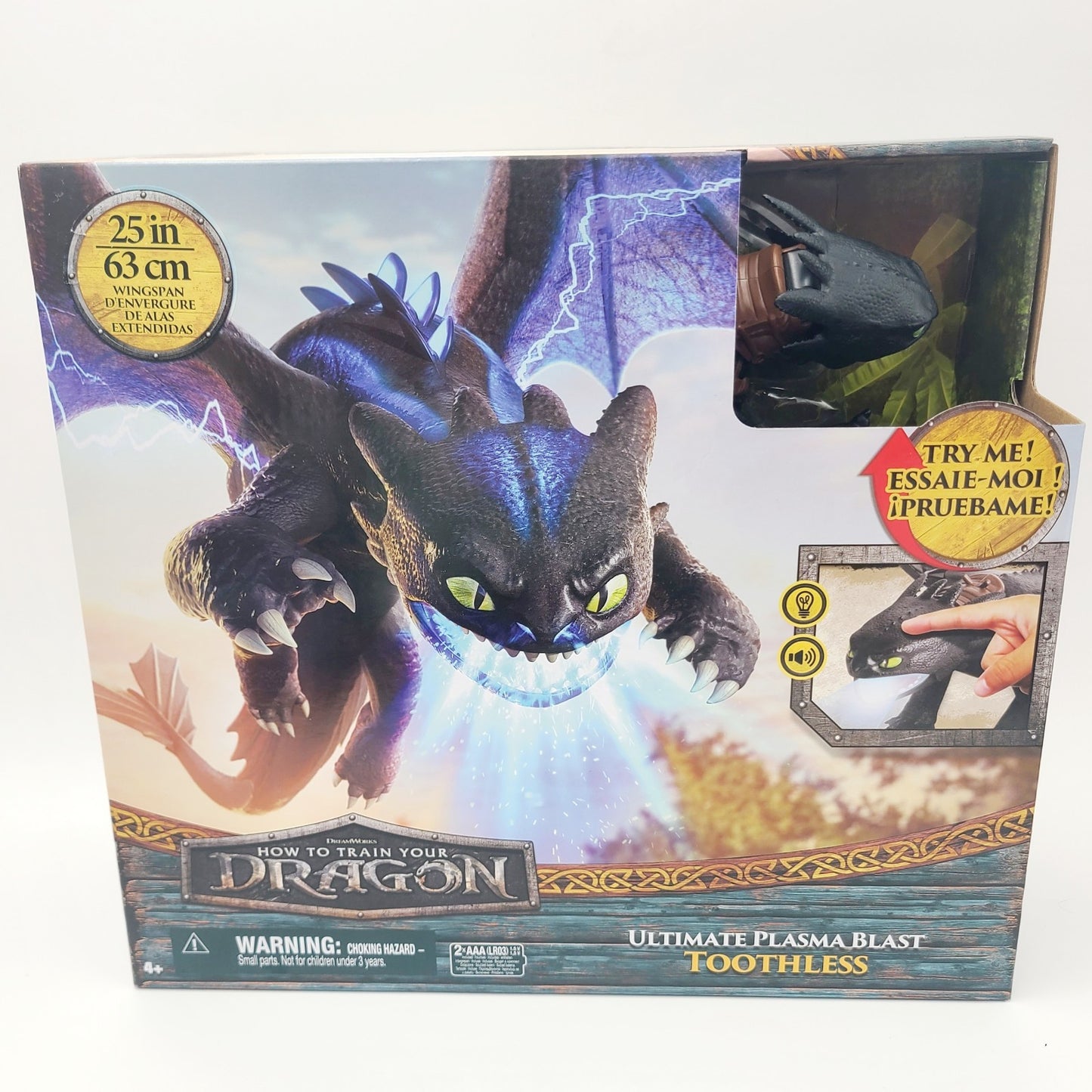 How To Train Your Dragon Ultimate Plasma Blast Toothless Nightfury Figure HTTYD