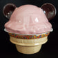 NEW Disney World Beach Club Resort Mickey Ears Ice Cream Scoop Cone Ceramic Bowl