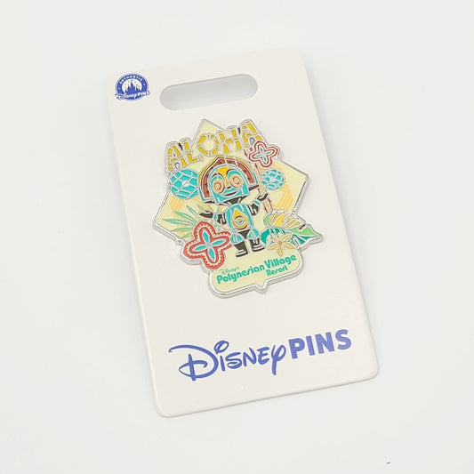 2025 Disney World Parks Polynesian Village Resort Aloha Pin Maui Tiki Trading