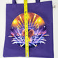 NEW Disney Parks EPCOT Luminous The Symphony Of Us Purple Tote Bag Fireworks
