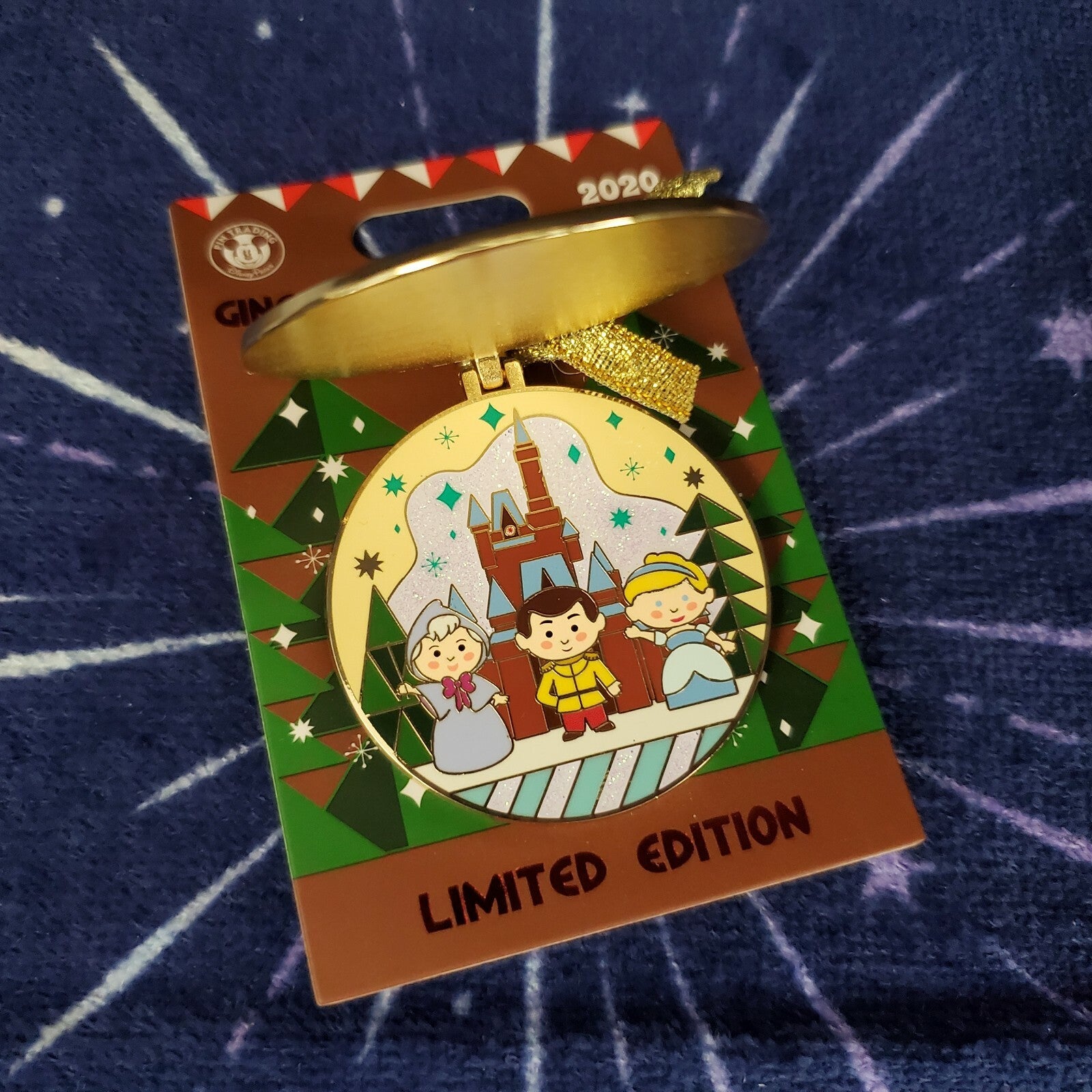 *3 Pin Contemporary Gingerbread Set* 2019, 2020 2021 Disney Christmas Cinderella