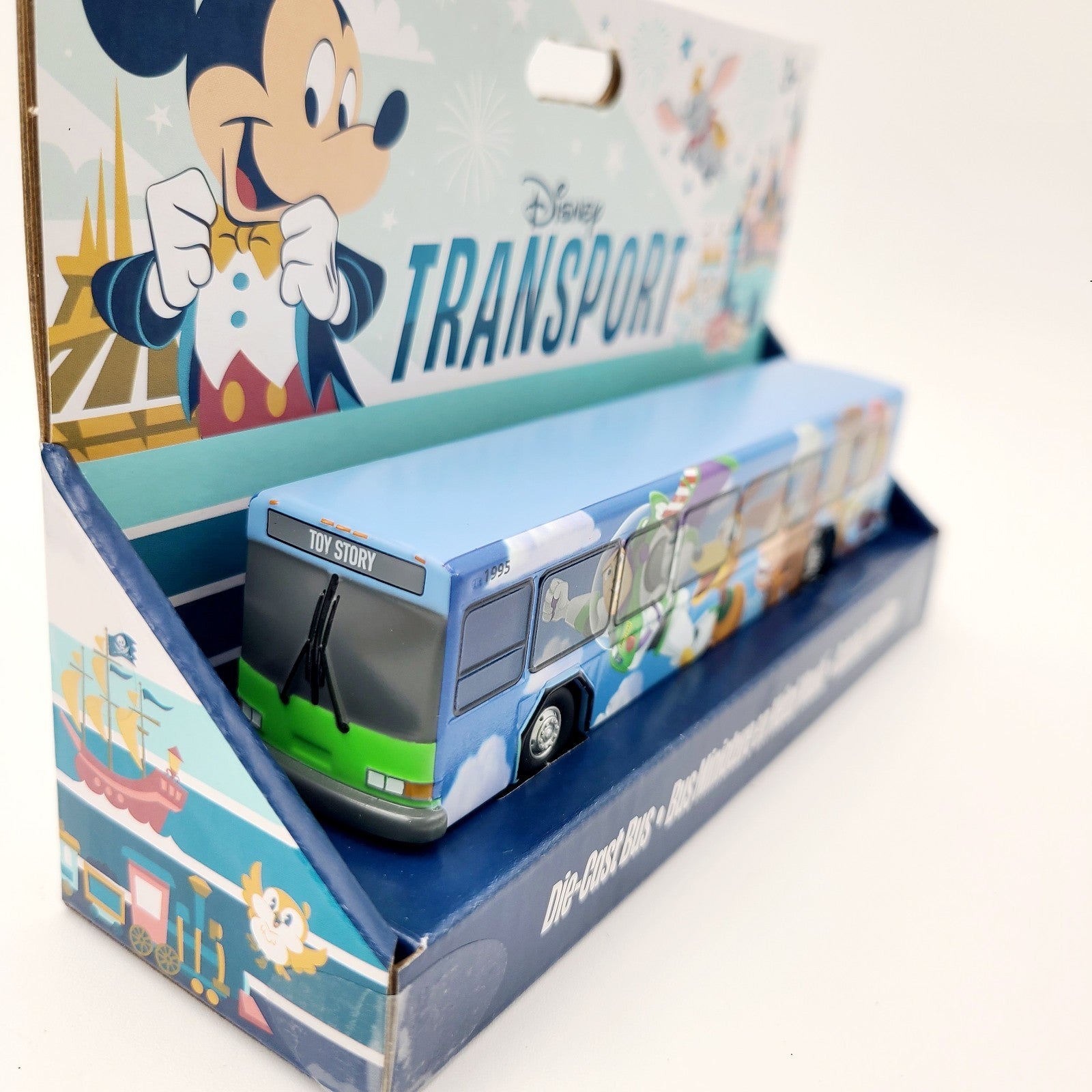 2025 Disney Parks Diecast Bus Transport Toy Story Wrap Woody Buzz Jessie Slinky