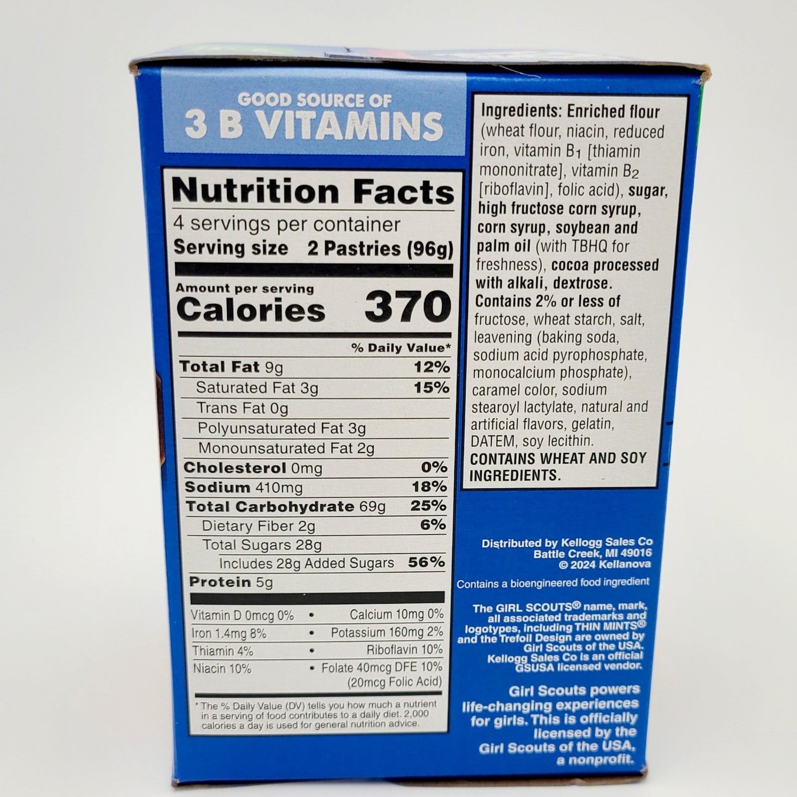 2 Boxes Pop-Tart Girl Scouts Cookie Thin Mints Coconut Caramel Limited Edition