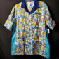 MEDIUM 2021 Walt Disney World 50th Anniversary Retro Bowling Camp Shirt Adult