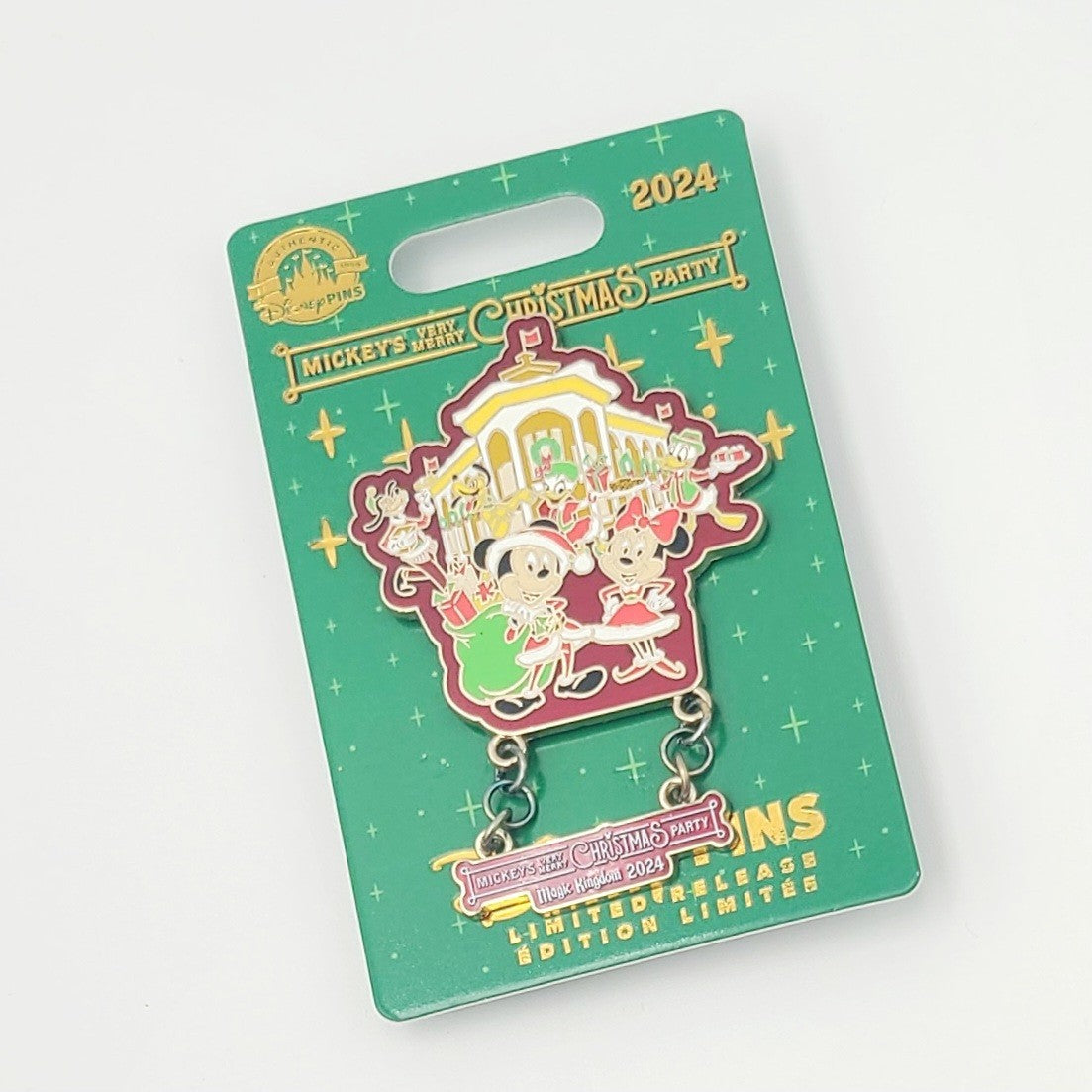 *4 Pin Set* 2024 Disney Parks Mickeys Very Merry Christmas Party Soldiers Minnie
