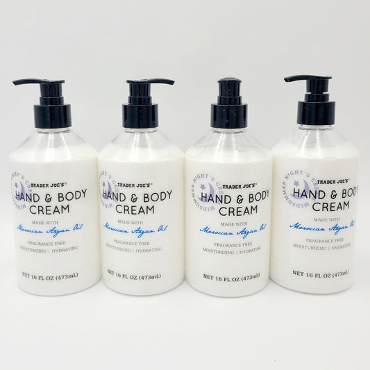 *Set of 4* Trader Joe's A Midsummer Night's Cream Hand & Body Lotion Moisturizer