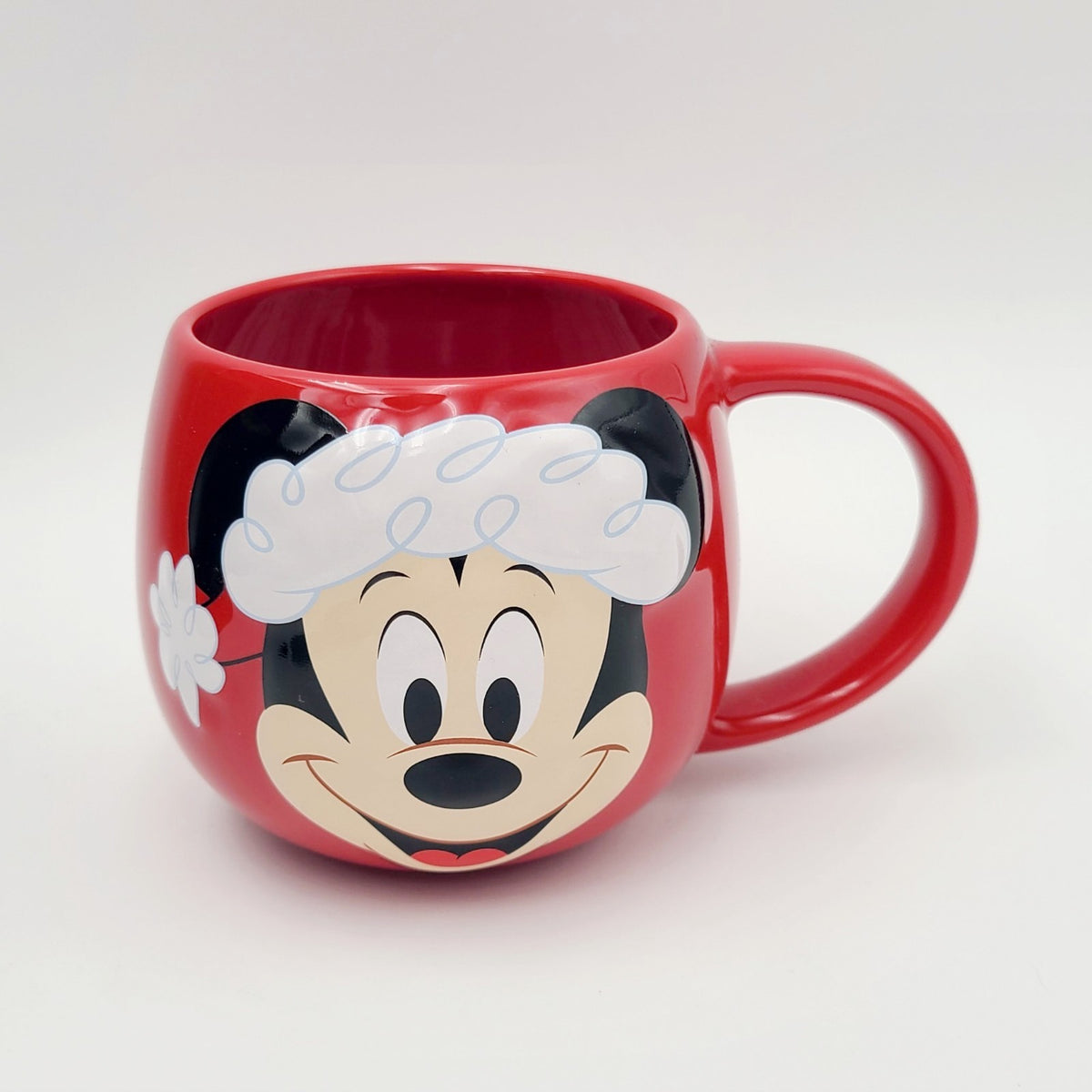 Disney Parks 2026 Christmas Holiday Santa Mickey Mouse Ceramic Coffee Mug 16 Oz