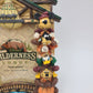 Disney Park Wilderness Lodge Resort Mickey Donald Goofy Totem Pole Picture Frame