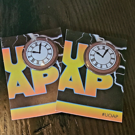 *2 Buttons* Universal Studios Passholder UOAP Back To The Future Great Scott NEW