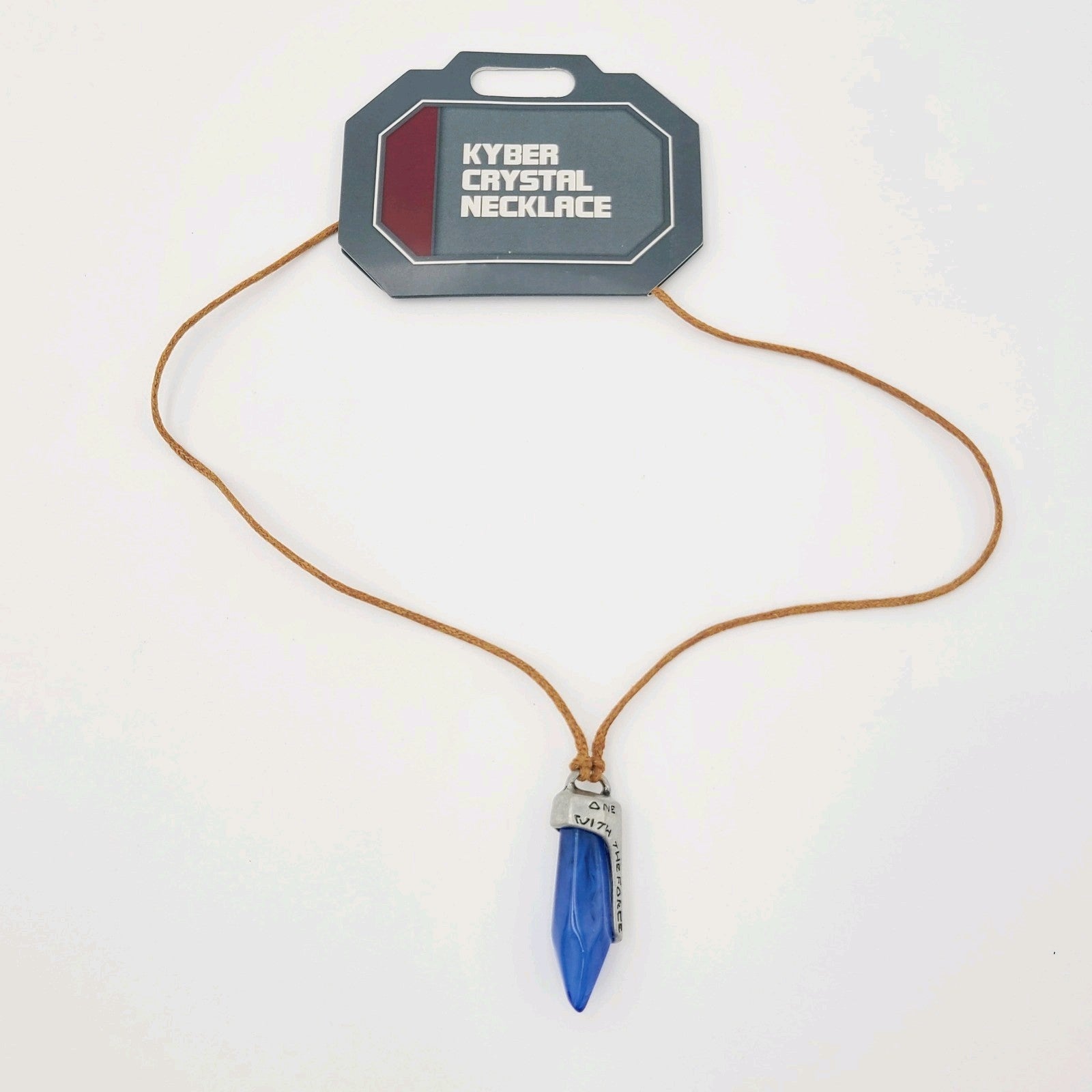 Disney World Star Wars Galaxy’s Edge BLUE Kyber Crystal Necklace Dok-Ondar's NEW