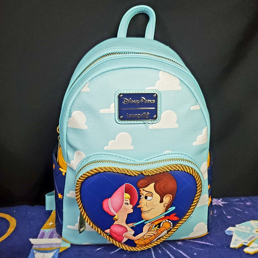 NEW Disney Parks Loungefly Mini Backpack Toy Story Woody Bo Peep Sheep Heart WDW