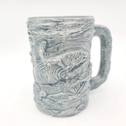 Disney Parks Star Wars Galaxy’s Edge Dok Ondar Jedi Battle Scene Sculpture Mug