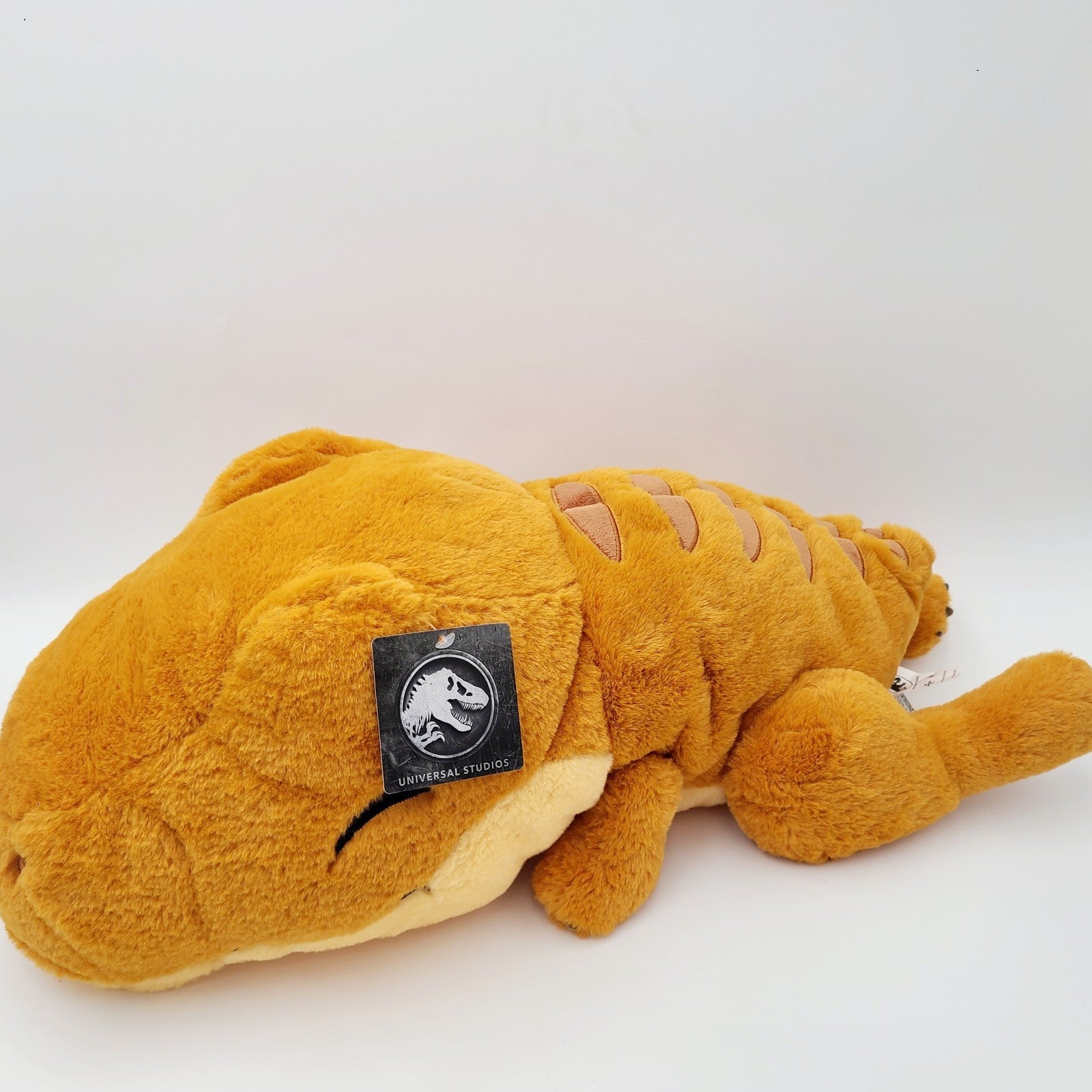 NEW Universal Studios Jurassic Park Jurassic World T-Rex Orange Sleeping Plush