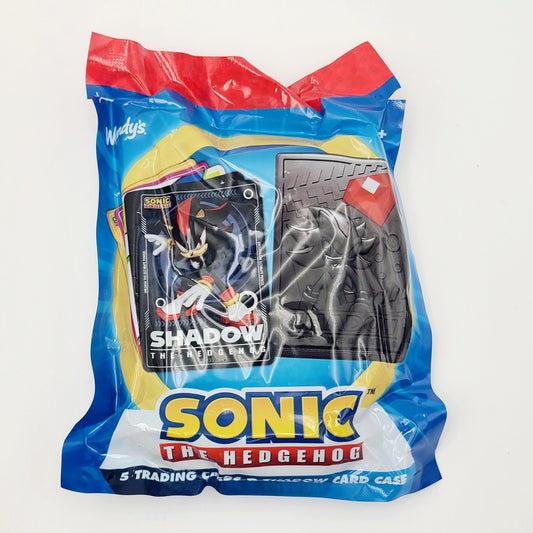 SEALED 2026 Wendys Sonic the Hedgehog SHADOW Black 5 Trading Card Set Case Wendy