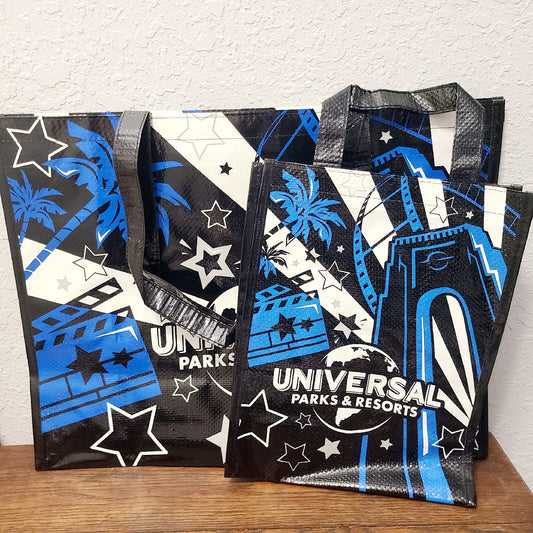 *2 Reusable Bag Set* Universal Studios Orlando Parks & Resorts Souvenir Tote NEW