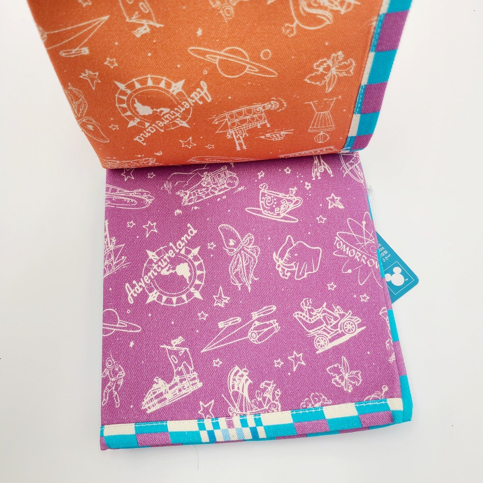 Set of 4 Placemats 2026 Walt Disney World Icons Park Maps Brochures Tomorrowland