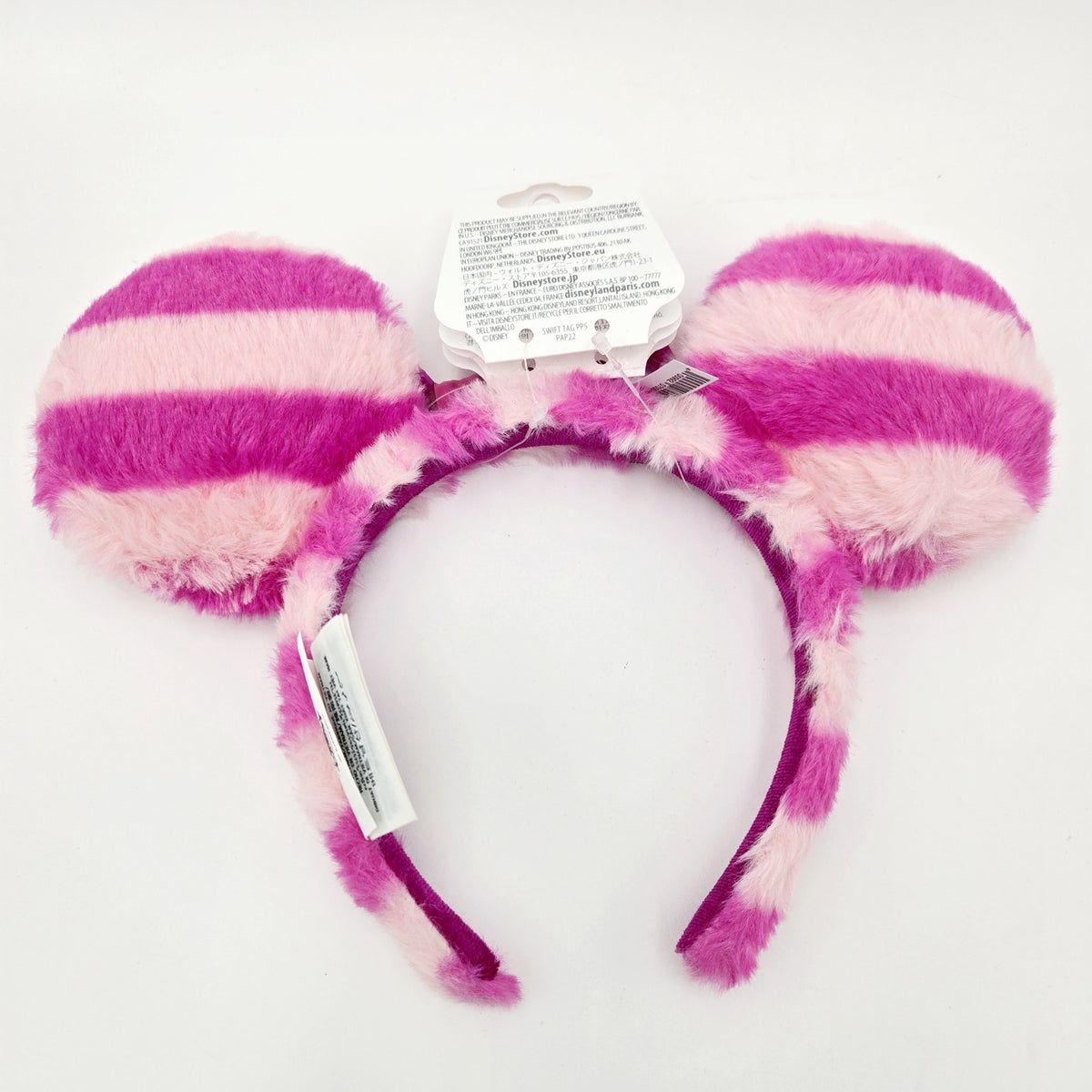 2025 Disney World Parks Alice In Wonderland Cheshire Cat Plush Headband Ears New