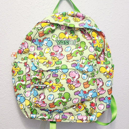 Universal Studio EPIC Universe Super Nintendo World Yoshi Egg Green Bag Backpack