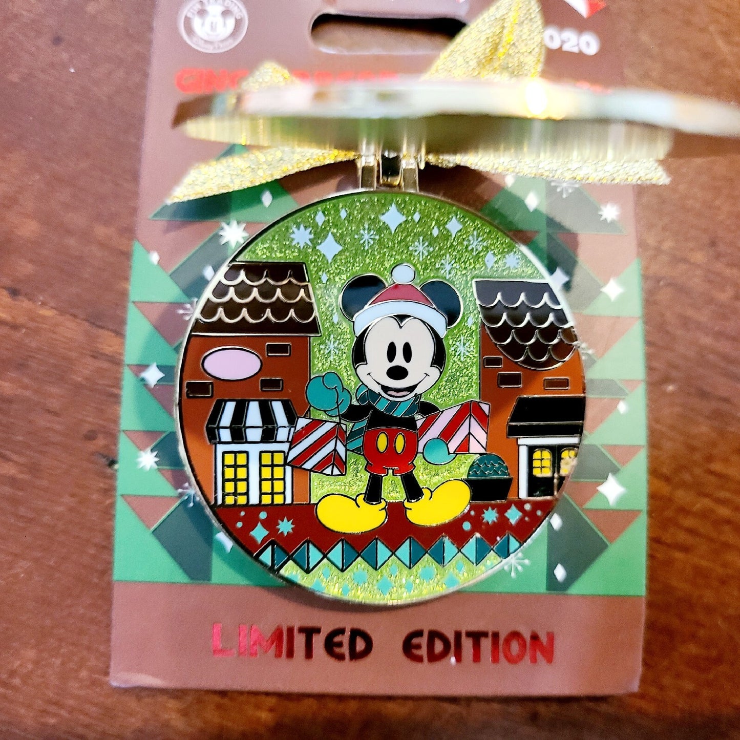 Disney Parks 2020 Christmas Gingerbread Collection Boardwalk Mickey Mouse LE Pin