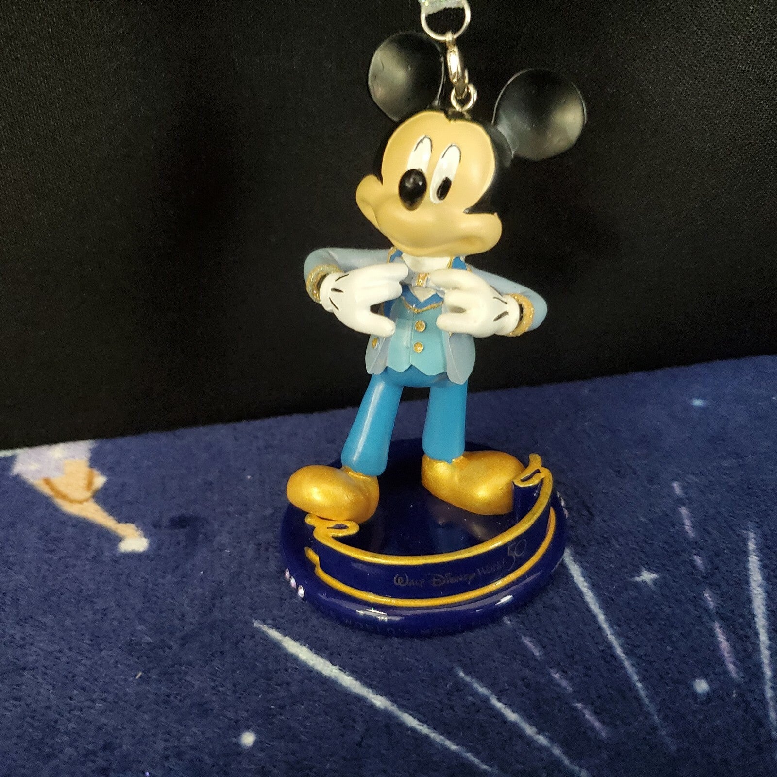 Walt Disney World 50th Anniversary Magic Kingdom Mickey Mouse Christmas Ornament
