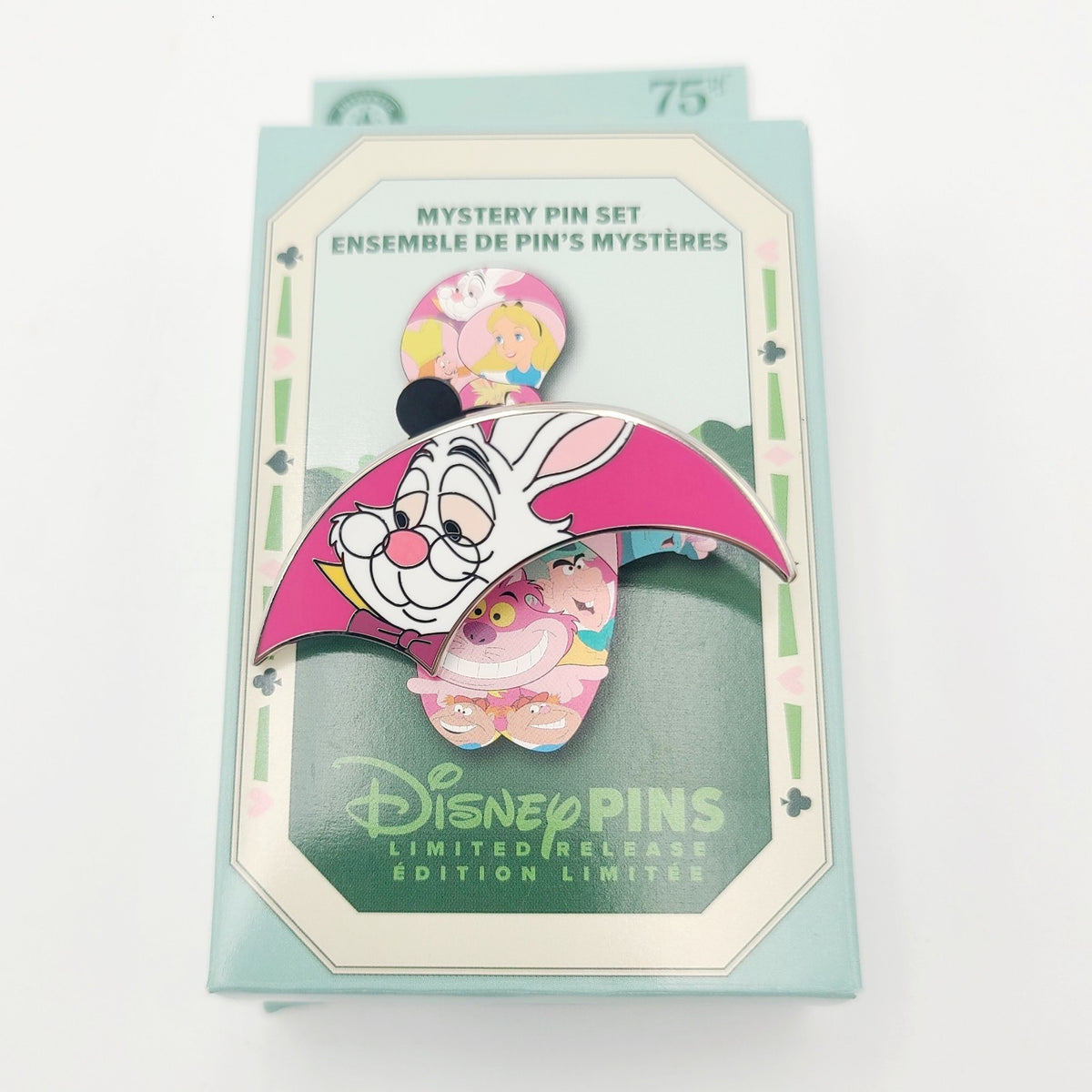 2026 Disney Park Alice In Wonderland 75th Mystery Box WHITE RABBIT Pin Only LR