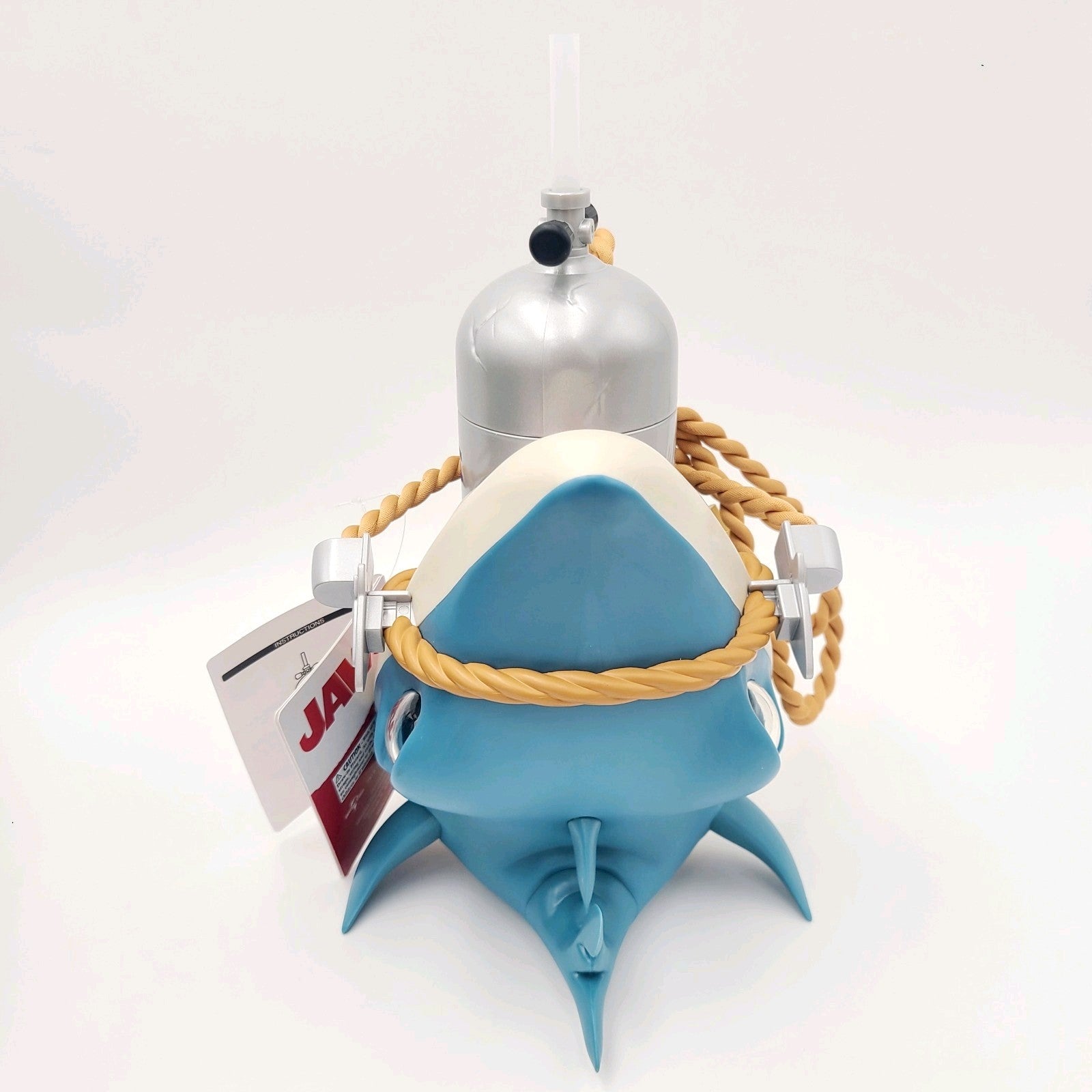 NEW 2026 Universal Studios Jaws Sipper Cup Shark & Scuba Tank Carrier Rope NWT