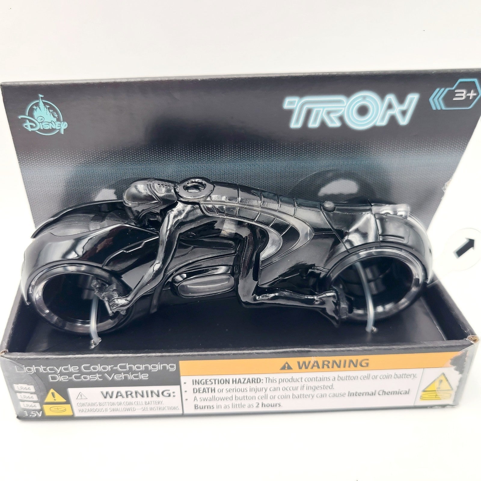 NEW Walt Disney World Parks Tron Lightcycle Color-Changing Die-Cast Vehicle Toy