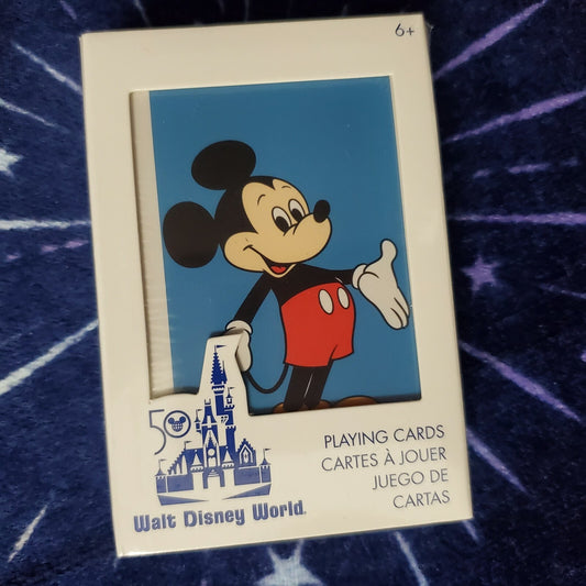 SEALED Walt Disney World 50th Anniversary Vault Mickey Mouse Deck Playing Cards
