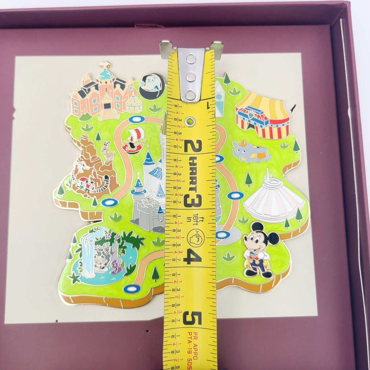 2026 Walt Disney World Park Digitize Map JUMBO Pin LE 2500 Castle Magic Kingdom
