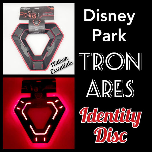 Walt Disney World Parks Tron Ares Identity Disc Lights & Sounds Collectible New